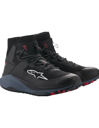 ALPINESTARS SPEEDFORCE XR BLACK/GRAY/RED MOTO SHOES