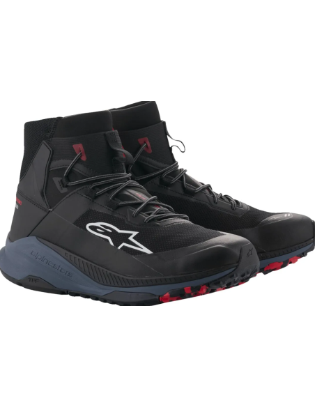 ALPINESTARS SPEEDFORCE XR BLACK/GRAY/RED MOTO SHOES