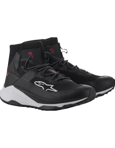 ALPINESTARS SPEEDFORCE XR BLACK/WHITE MOTO SHOES