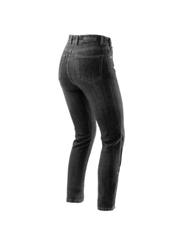 REBELHORN MOTERIŠKI CLASSIC BLACK MOTO DŽINSAI