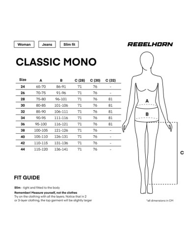REBELHORN WOMEN'S CLASSIC BLUE MOTO JEANS
