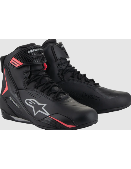 ALPINESTARS ЖЕНСКИЕ МОТОБОТИНКИ STELLA FASTER-4 DRYSTAR BLACK/RED