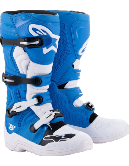 ALPINESTARS TECH 5 BLUE/WHITE KROSINIAI MOTO BATAI