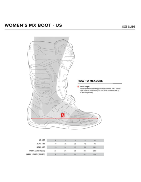 ALPINESTARS WOMEN'S STELLA TECH 3 BLACK/WHITE/PINK CROSS MOTO SHOES