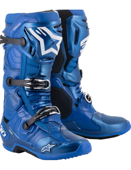 ALPINESTARS TECH 10 BLUE CROSS MOTO BOOTS