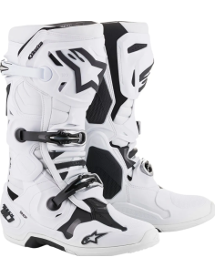 ALPINESTARS TECH 10 WHITE CROSS MOTO BOOTS