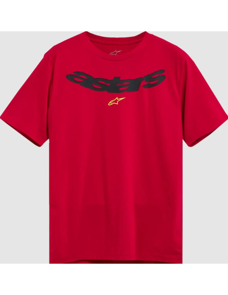 ALPINESTARS КРАСНАЯ ФУТБОЛКА ELLIPTIC CSF