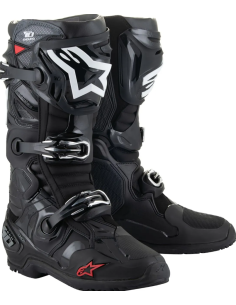ALPINESTARS TECH 10 ENDURO BLACK CROSS MOTO BOOTS