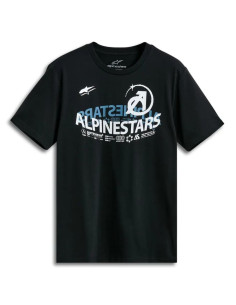 ALPINESTARS ФУТБОЛКА С ПОЛУКРУГЛЫМ ИЗОБРАЖЕНИЕМ