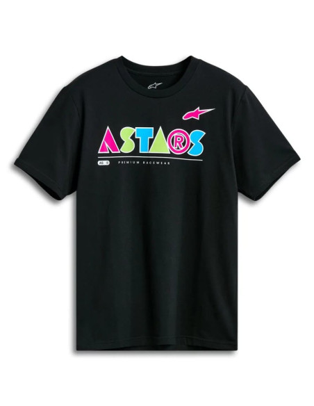 ALPINESTARS ЧЕРНАЯ ФУТБОЛКА С ЗЕРНОМ