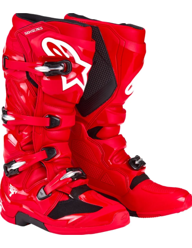 ALPINESTARS TECH 7 BRIGHT RED CROSS-COUNTRY MOTO BOOTS