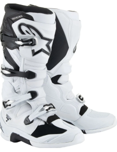 ALPINESTARS TECH 7 BLACK/WHITE KROSINIAI MOTO BATAI