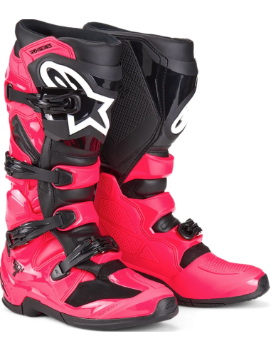 ALPINESTARS ЛИМИТИРОВАННОЕ ИЗДАНИЕ DIVA TECH 7 РОЗОВЫЙ/ЧЕРНЫЙ КРОСС МОТО БОТИНКИ