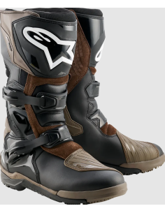 ALPINESTARS COROZAL ADVENTURE DRYSTAR BLACK/BROWN CROSS MOTO BOOTS