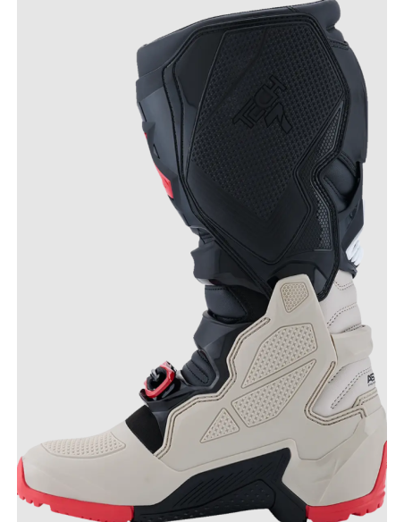 ALPINESTARS TECH 7 ENDURO BLACK/BRIGHT RED/LIGHT GRAY CROSS MOTO SHOES