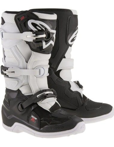 ALPINESTARS ДЕТСКИЕ КРОССОВКИ TECH 7S BLACK/WHITE CROSS MOTO