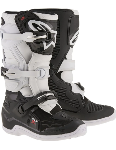 ALPINESTARS ДЕТСКИЕ КРОССОВКИ TECH 7S BLACK/WHITE CROSS MOTO