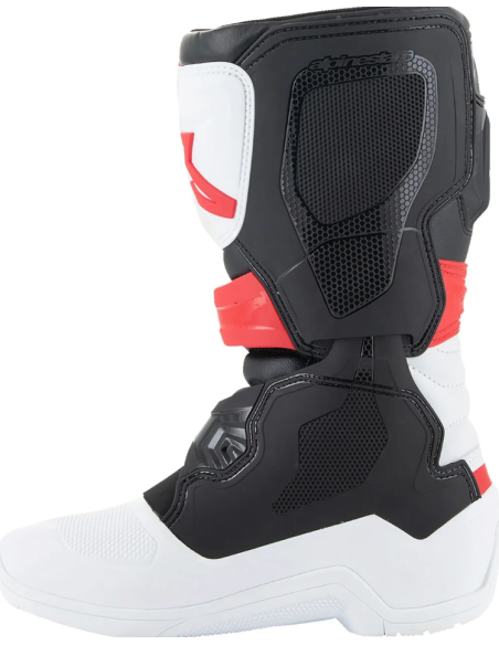 ALPINESTARS KIDS TECH 3S BLACK/RED/WHITE CROSS MOTO SHOES