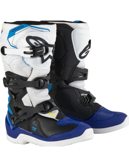 ALPINESTARS ДЕТСКИЕ КРОССОВКИ TECH 3S ЧЕРНЫЙ/БЕЛЫЙ/СИНИЙ