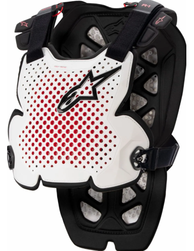 ALPINESTARS A-1 PRO BLACK/RED/WHITE MOTO ARMOUR