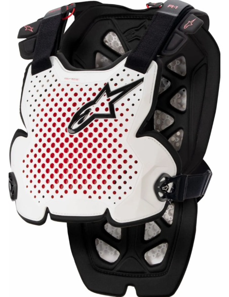 ALPINESTARS A-1 PRO BLACK/RED/WHITE MOTO ARMOUR