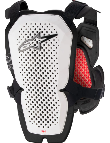 ALPINESTARS A-1 PRO BLACK/RED/WHITE MOTO ARMOUR