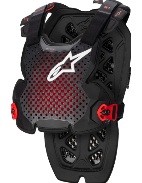 ALPINESTARS A-1 PRO ЧЕРНЫЙ/СЕРЫЙ/КРАСНЫЙ МОТОБРОНЯ