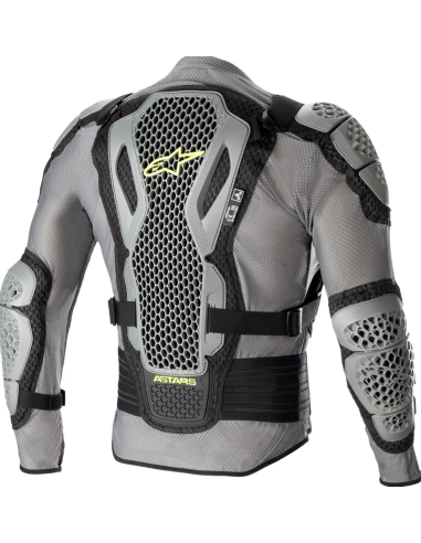 ALPINESTARS BIONIC ACTION V2 BLACK/GRAY/FLUORESCENT YELLOW MOTO ARMOUR