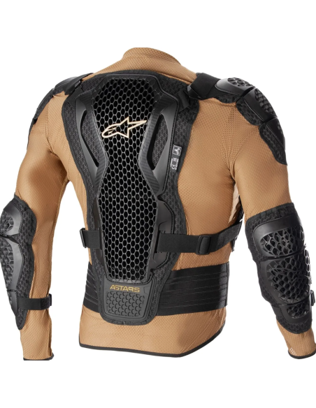 ALPINESTARS BIONIC ACTION V2 BLACK/TAN MOTO ARMOUR