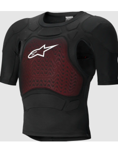 ALPINESTARS SHORT SLEEVE BIONIC PLASMA LT BLACK/WHITE MOTO ŠARVAI
