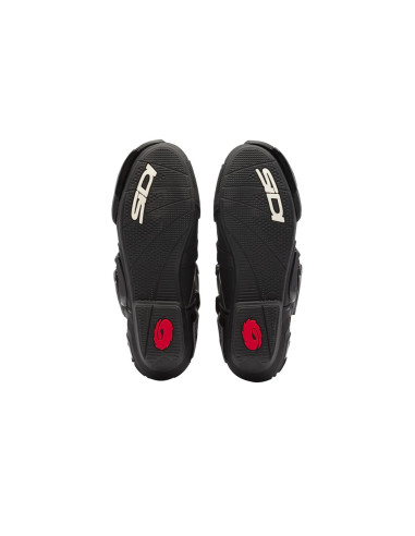 SIDI REX BLACK MOTO SHOES
