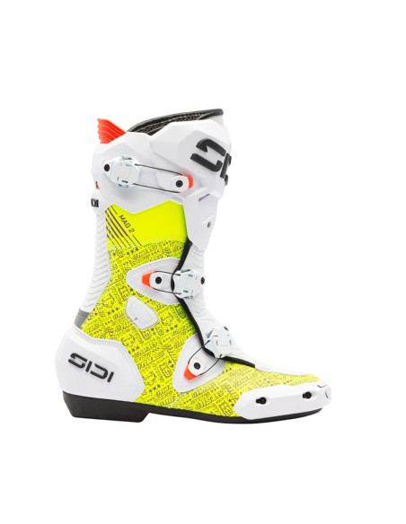 SIDI MAG 2 AIR FLUO CORAL MOTO BATAI