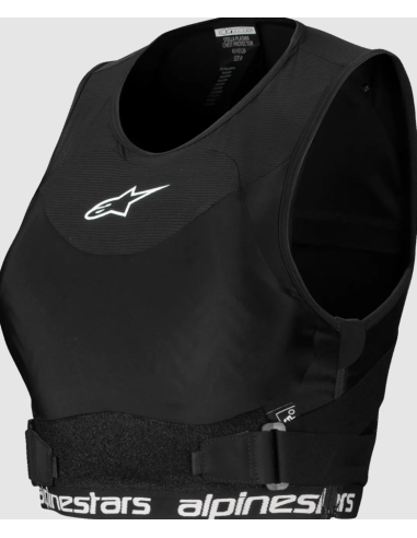 ALPINESTARS WOMEN'S STELLA PLASMA ROOST BLACK MOTO ARMOUR