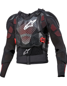 ALPINESTARS NUCLEON PLEX PRO BLACK/RED MOTO ARMOUR