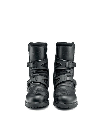 SIDI MID ADVENTURE 2 BLACK MOTO SHOES
