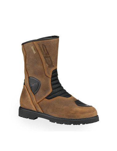 SIDI GAVIA GORE BROWN MOTO SHOES