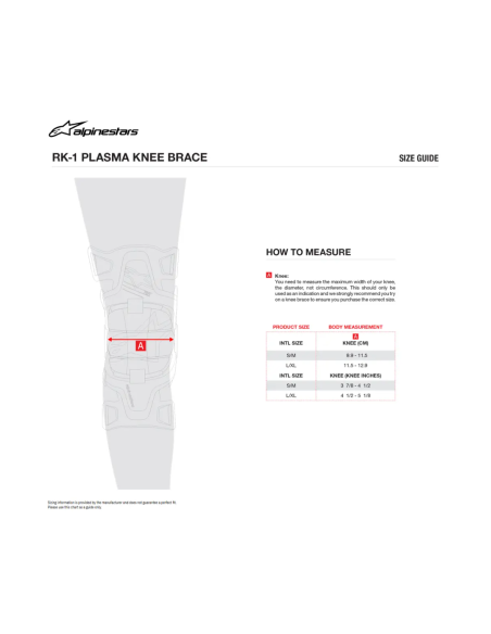 ALPINESTARS RK-1 PLASMA BRACES ROAD MOTORCYCLE PROTECTION