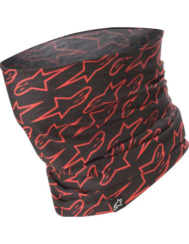 ALPINESTARS ЧЕРНЫЙ/КРАСНЫЙ ШАРФ-ТРУБА НА ШЕЕ
