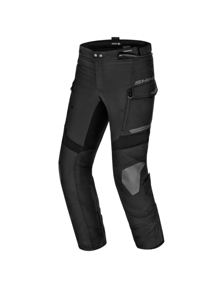 SHIMA DUNE BLACK MOTO TROUSERS