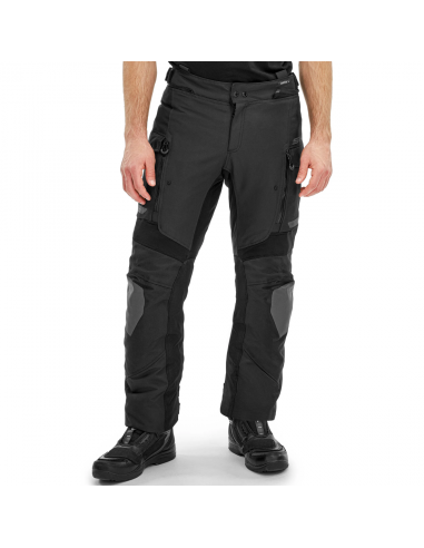 SHIMA DUNE BLACK MOTO TROUSERS