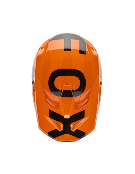 FOX VAIKIŠKAS V1 SHIELD FLUO ORANGE KROSINIS MOTO ŠALMAS
