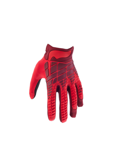 FOX 360 FLUORESCENT RED CROSS MOTO GLOVES