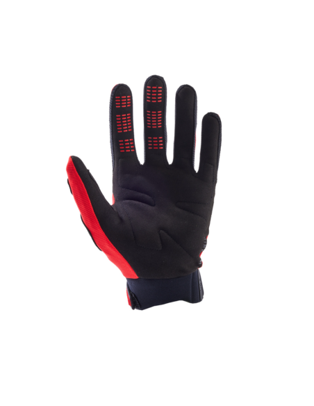 FOX DIRTPAW FLUO RED CROSS-COUNTRY MOTO GLOVES