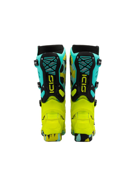 SIDI CROSSAIR X FLUO YELLOW MOTO SHOES