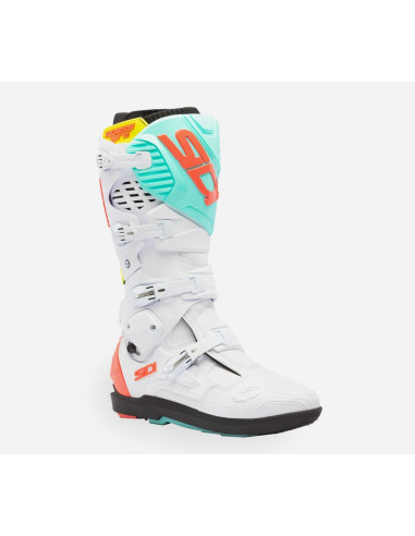 SIDI CROSSFIRE 3 SRS FLUO MINT MOTO SHOES