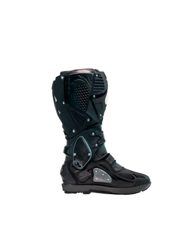 SIDI CROSSFIRE 3 SRS BLACK MOTO SHOES