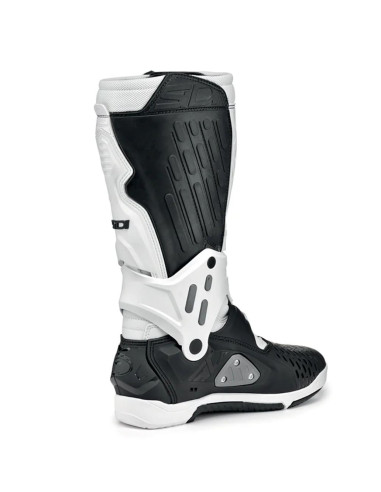SIDI CROSSAIR BLACK/WHITE MOTO SHOES