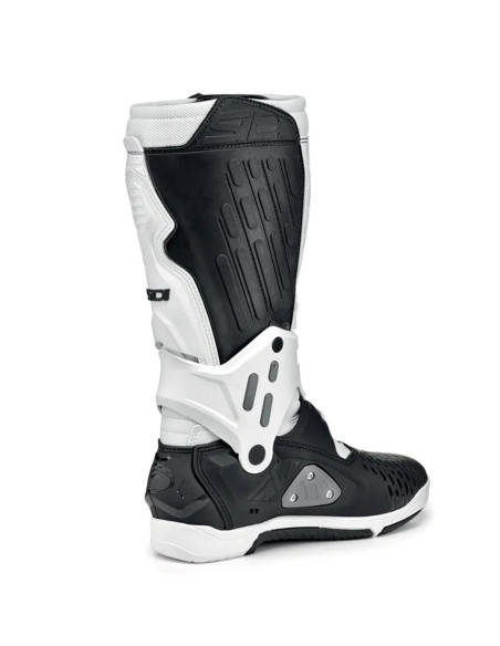 SIDI CROSSAIR BLACK/WHITE MOTO SHOES