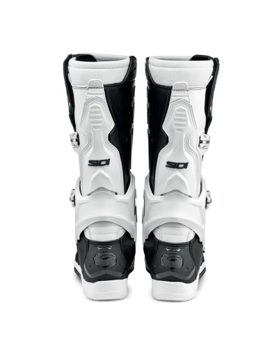 SIDI CROSSAIR BLACK/WHITE MOTO SHOES