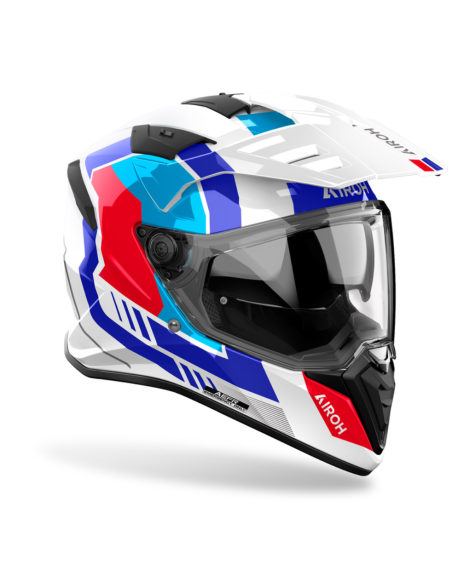 МОТОШЛЕМ ДЛЯ ПРИКЛЮЧЕНИЙ AIROH BANDIT HORN WHITE GLOSS